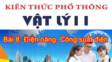 Bài 8: Điện năng. Công suất điện - Vật Lý 11