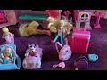 🍼Baby Doll Kitchen Cart toy Cooking🍩🧁Doll Vacation Packing,Camping Caravan Trip Pets🐶Fun Kids Songs