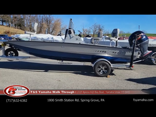 2025 Xpress H20 Bay Boat, Yamaha Vmax 115 SHO. F & S Yamaha