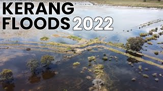 Kerang Floods 2022 - Drone at Reedy Lake