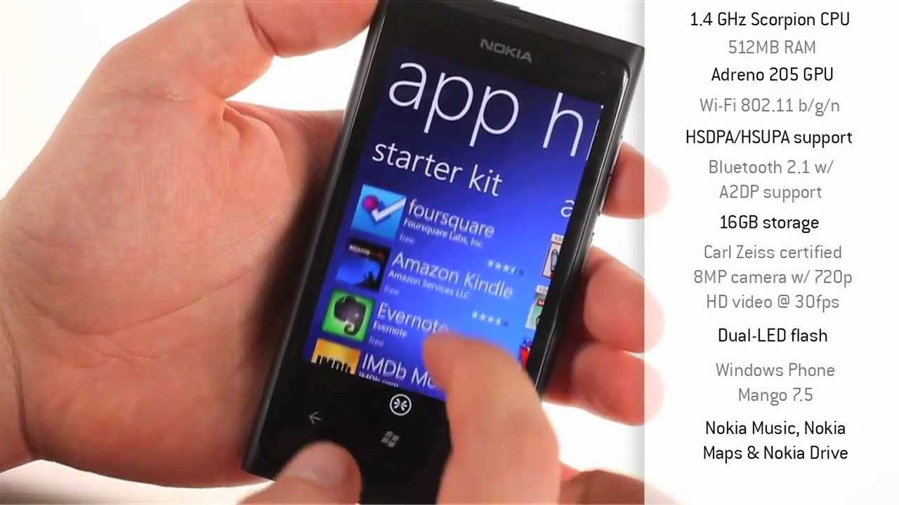 REVIEW] Nokia Lumia 800 - YouTube