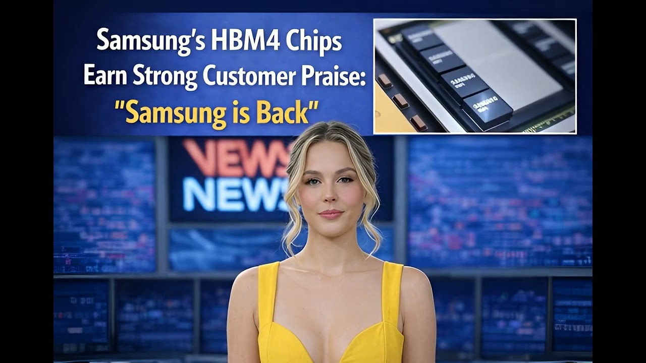 Samsung's HBM4 Chips Earn Strong Customer Praise: "Samsung is Back"