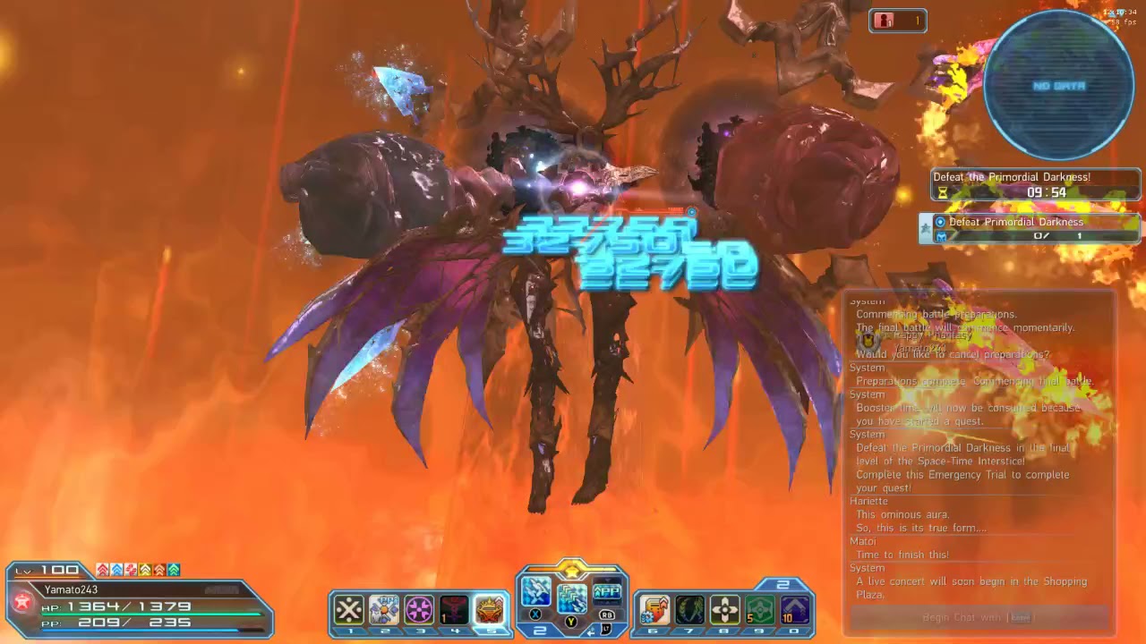 [PSO2 Global] Final Battle: Space-Time Interstice Depth 100 - Hero (