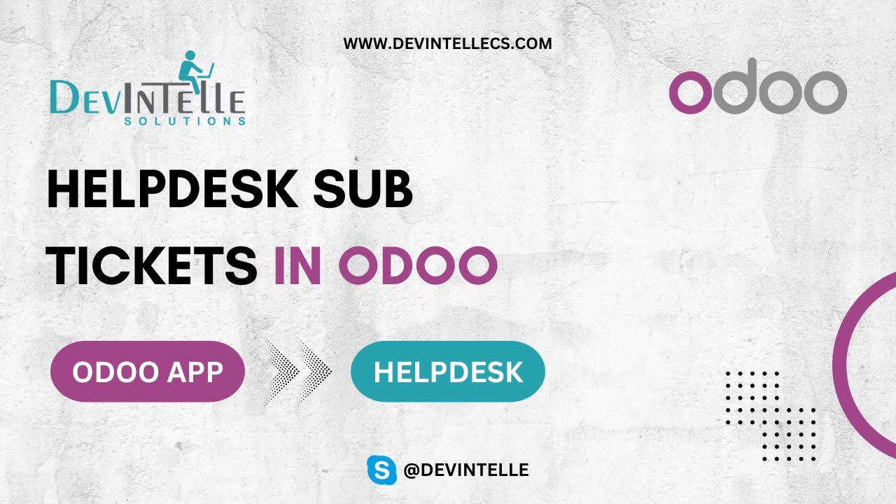 How To Create Helpdesk Sub Tickets in Odoo - YouTube