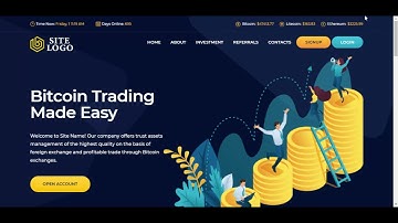 HYIP Template 733 Desktop View