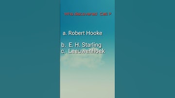 Who discovered Cell ?  || Biology Question || Ultra Studies