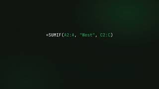 SUMIF in Google Sheets — Sum Only Matching Rows