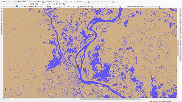 How to extract River shape from Landsat Image