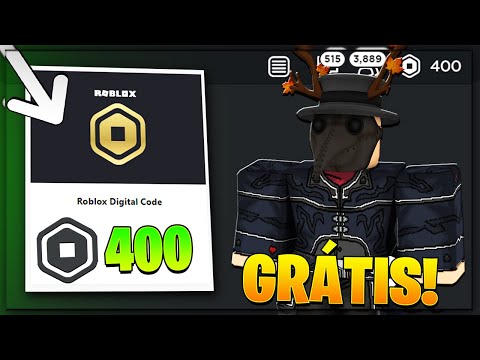 GANHE 400 ROBUX de GRAÇA NO ROBLOX AGORA! 