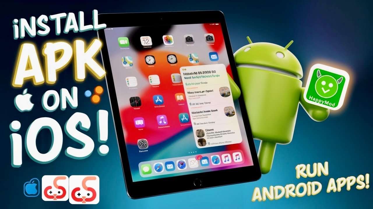Install APK Files on iPhone & iPad | Run Android Apps on iOS Devices Without Jailbreak or PC