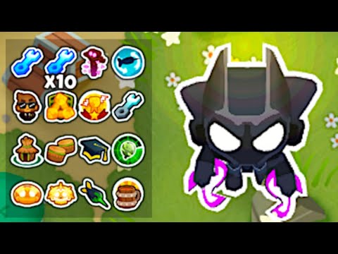 How Long Can A MAX Buffed Legend Of The Night Survive? (Bloons TD 6)