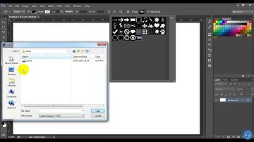 How To Load Custom Shapes In Photoshop