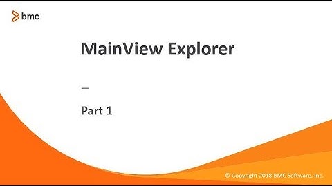 MainView Explorer Part 1