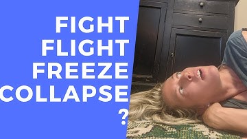 Fight, Flight, Freeze, and Collapse The COLLAPSE trauma response explained!