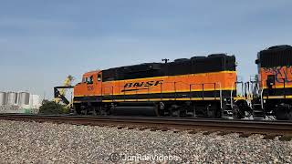 2/2/23 Pre: EB BNSF La Mirada local 0081 backs towards Santa Fe Springs(2)