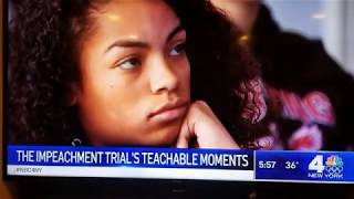 Hoboken HS: Impeachment Offers Teachable Moments for Students (Channel 4 News)