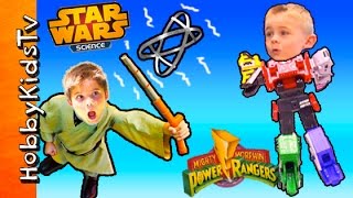 TOYS R Us Power Ranger Mega Zord Ptera + Star Wars Science Force Play HobbyKidsTV