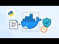 A script to list all running Docker containers and save container names to a file in python.