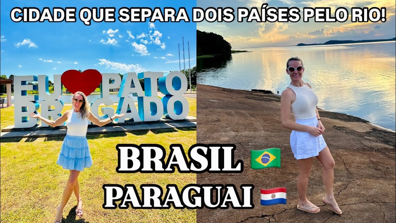 PATO BRAGADO PARANÁ UMA JOIA DE CIDADE QUE SEPARA DOIS PAÍSES PELO RIO PARANÁ! BRASIL E PARAGUAY! 🇧🇷