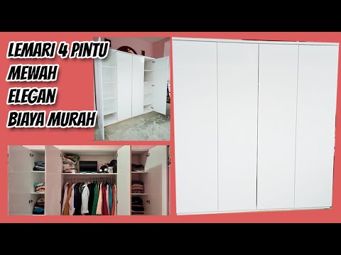 Video: Cara Membuat Almari Pakaian Dengan Tangan Anda Sendiri Di Rumah: Arahan Langkah Demi Langkah Untuk Membuat, Memasang Pengisian Dan Pintu Dengan Gambar Dan Dimensi