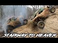 RZR TURBO S & CANAM X3 Climb Stairway to Heaven at Stoney Lonesome! SUPER SKETCHY!