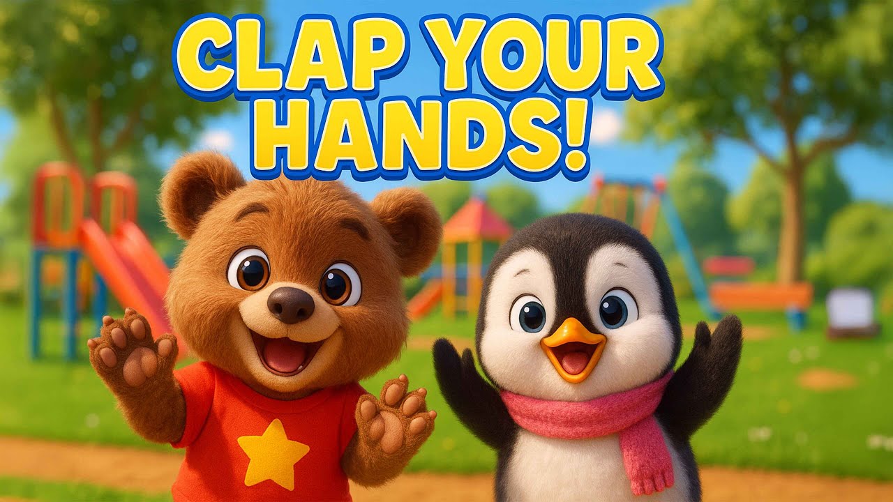 Fun Action SONG for Kids with Clap Clap Your Hands 👏 - YouTube