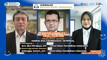 Webinar Penguatan Materi Koding dan Kecerdasan Artifisial