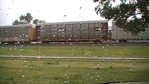 6-2-09 NS 25E going restricted speed through SAFB during a severe thunderstorm.