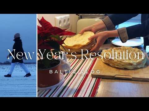 Slow Winter Day at 60❄️| Long Walk & Light Napoleon Cake | Baltic Vlog