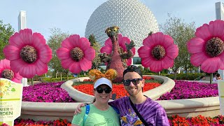 Epcot's Flower and Garden Festival 2024  Topiaries, Figment Popcorn Bucket, Test Track