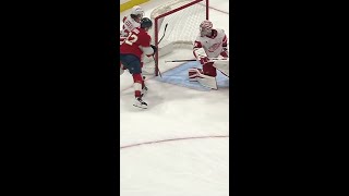 Mike Benning with a Goal vs. Detroit Red Wings