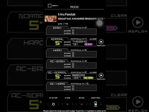 1 2 fanclub (AC-Normal) , Full Chain , Groove Coaster 2 Original Style