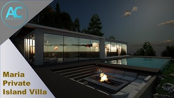 Maria Private Island Villa Revit Architecture Twinmotion
