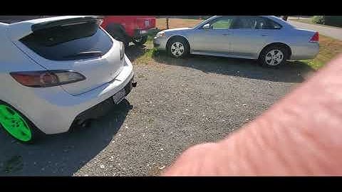 Nasty cold start of a built 2013 mazdaspeed 3 with corksport intake manifold