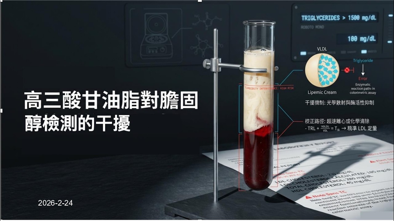 TG 過高干擾膽固醇檢測