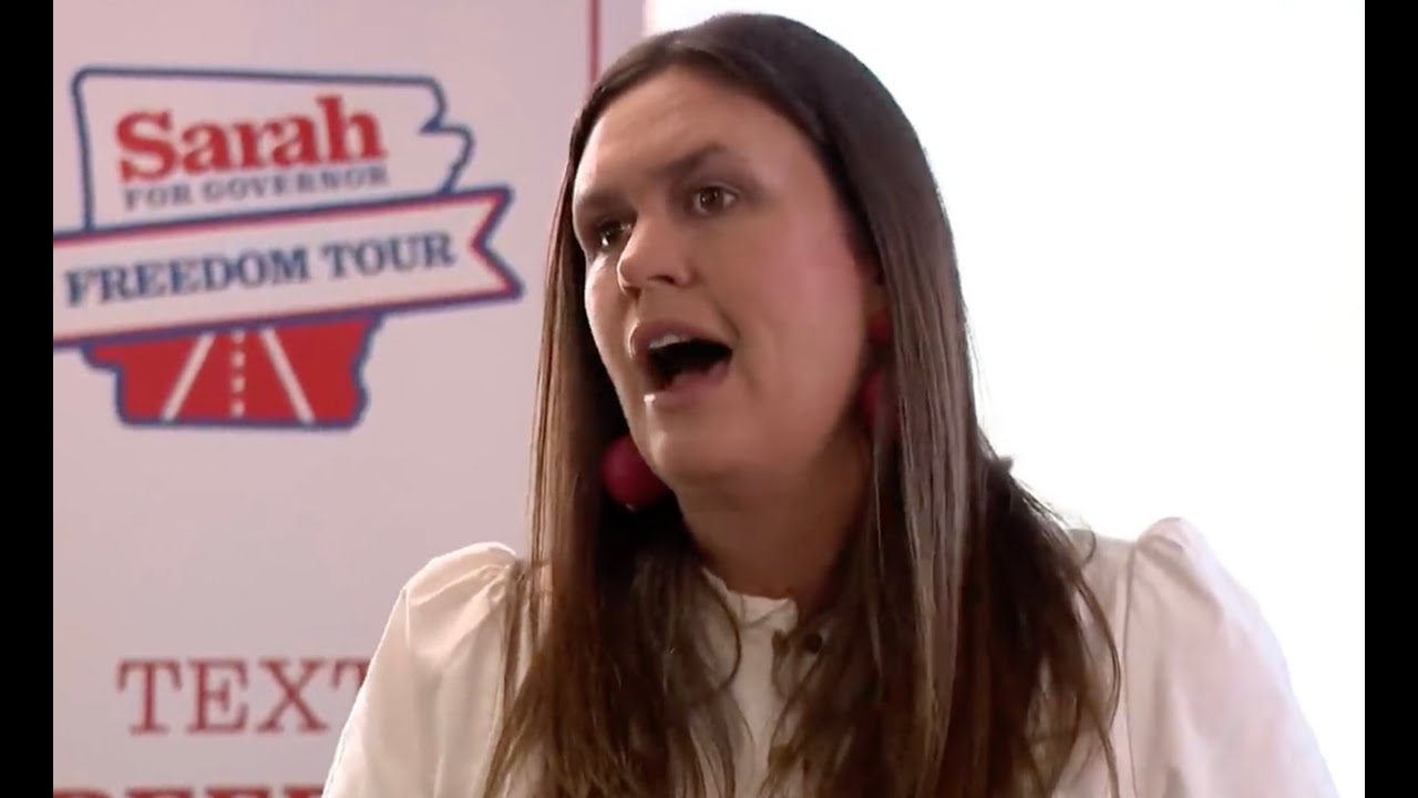 Sarah Huckabee Sanders commits DEVASTATING mistake in her governor’s race