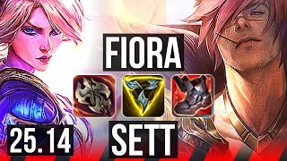 FIORA vs SETT (TOP) | EUW Diamond | 25.14