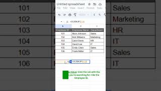 VLOOKUP #exceltips #googlesheets #productivity #advancedexcel #vlookup
