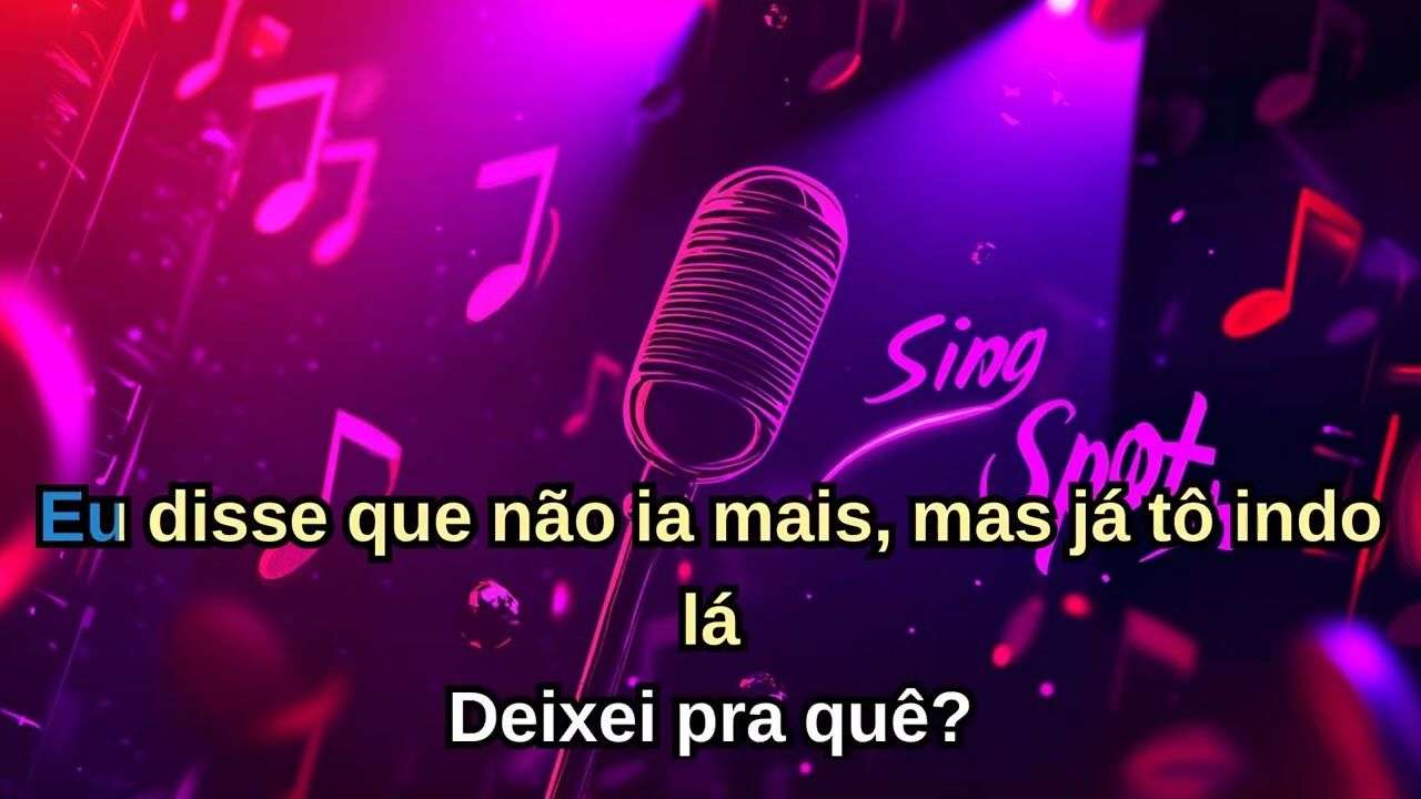 Deixei Chamar / Pagode - Karaoké