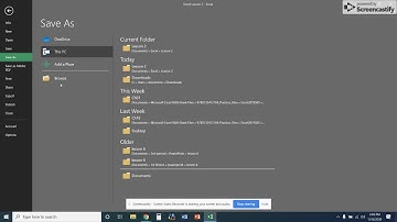 Excel 2016 Save a Workbook Under a Different Name
