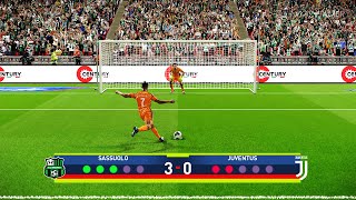 Pes 2020 | sassuolo vs juventus penalty shootout gameplay pc