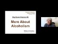 Big book history 5 more about alcoholism