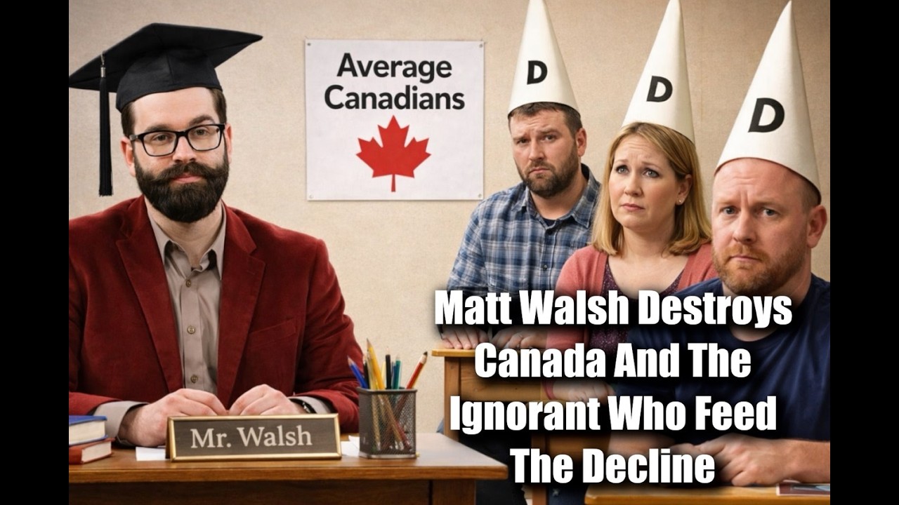 Matt Walsh destroys Canada & Canadians Ignorant Of Their Fate  - EPIC!