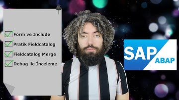 SAP ABAP Eğitimi 31 - REUSE ALV Fieldcatalog Merge