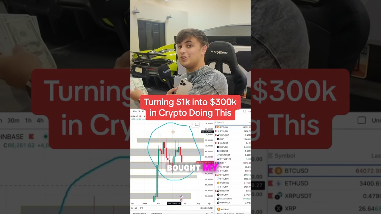 Turning $1k into $300k in Crypto Doing This…💰