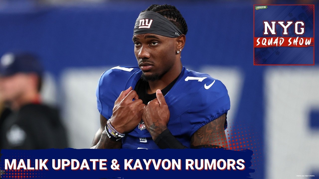 GIANTS SQUAD SHOW: Malik Nabers Update, Kayvon Rumors & RB Outlook