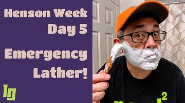 Henson Week Day 5: Safety razor shave using a top-shelf lather; 2022 Henson AL13 Mild V2