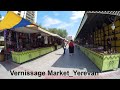 A visit to the famous Vernissage Market in Yerevan, Armenia