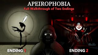 Roblox Apeirophobia - Full Walkthrough Ending 1 VS Ending 2 [Roblox Backrooms]