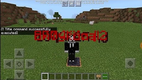 Minecraft tutorial | How to make a glitch text